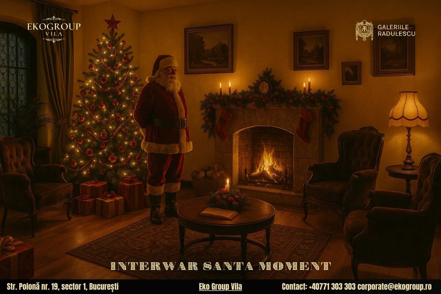 Legenda lui Moș Crăciun și farmecul Crăciunului anilor ’30 la Eko Group Vila 4 Legenda lui Moș Crăciun și farmecul Crăciunului anilor ’30 la Eko Group Vila